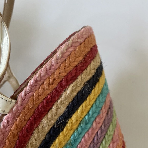 Paloma Barcelo Platform Shoe Wedge Strappy Hippie Sandal Patent Leather BOHO 7.5 - Picture 12 of 13